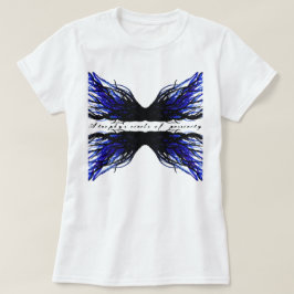 スロース抽象的7つの大罪アルコールインクアート Tシャツ