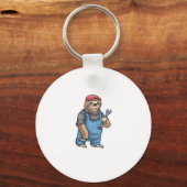 スロース整備士スクラシックレンチTシャツ キーホルダー (正面)