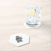 スロース整備士スクラシックレンチTシャツ ペーパーコースター (インサイチュ)