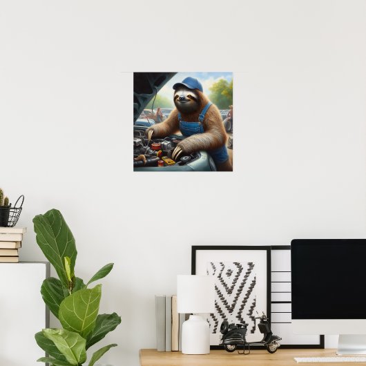 スロース整備士 ポスター (ホームオフィス)