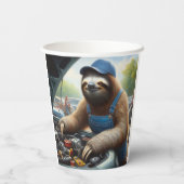 スロース整備士 紙コップ (裏面)