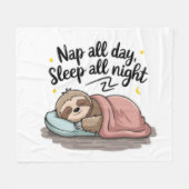 スロース毛布 フリースブランケット (正面(横))