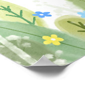 スロース男の赤ちゃんボウタイシャワージャングルウェルカム ポスター (角)