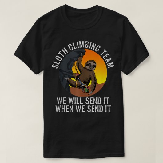スロース登山 Tシャツ (デザイン正面)