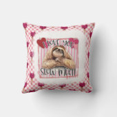 スロース私はあなたをゆっくりと多くのホームデコール装飾用クッション クッション (裏面)