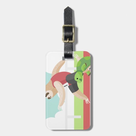 スロース競技 ラゲッジタグ (正面縦)