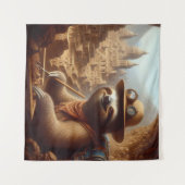 スロース考古学者 タペストリー (正面(横))