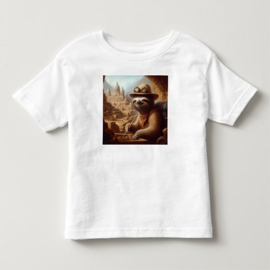 スロース考古学者 トドラーTシャツ (正面)