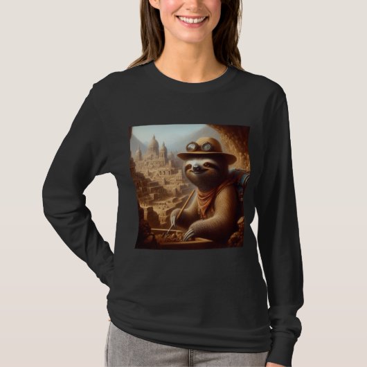 スロース考古学者 Tシャツ (正面)