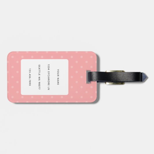 スロース荷物タグ ラゲッジタグ (裏面横)