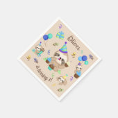 スロース誕生日パーティー スタンダードカクテルナプキン (角)