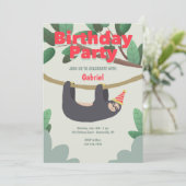 スロース誕生日パーティー 招待状 (スタンド正面)