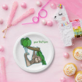 スロース誕生日 ペーパープレート (パーティー)