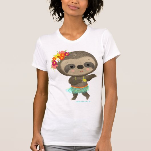 スロース踊りフラ Tシャツ (正面)