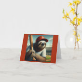 スロース野球選手 カード (黄色い花)