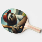 スロース野球選手 卓球ラケット (横)