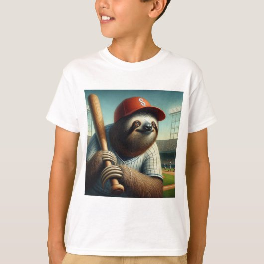 スロース野球選手 Tシャツ (正面)