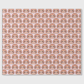 スロース顔 ラッピングペーパー (フラット)