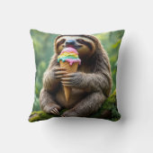 スロース食べアイスクリームコーン クッション (裏面)