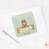 スロース高跳び スクエアシール (封筒)