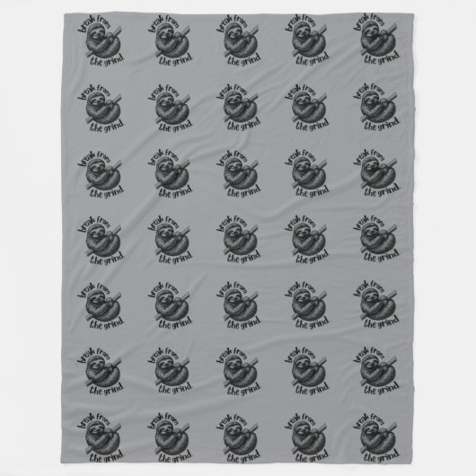 スロース2 BFTG フリースブランケット (正面)