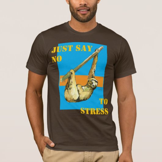 スロース - なんとかなるさ Tシャツ (正面)