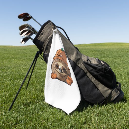 スロース・エスプキクラシック・セゾン・ハロウィンTシャツ ゴルフタオル (グリーン)