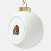 スロース・エスプキクラシック・セゾン・ハロウィンTシャツ セラミックボールオーナメント (右)