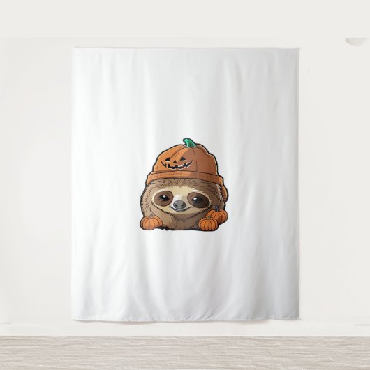 スロース・エスプキクラシック・セゾン・ハロウィンTシャツ タペストリー (正面)