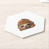 スロース・エスプキクラシック・セゾン・ハロウィンTシャツ ペーパーコースター (アングル)