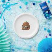 スロース・エスプキクラシック・セゾン・ハロウィンTシャツ ペーパープレート (パーティー)