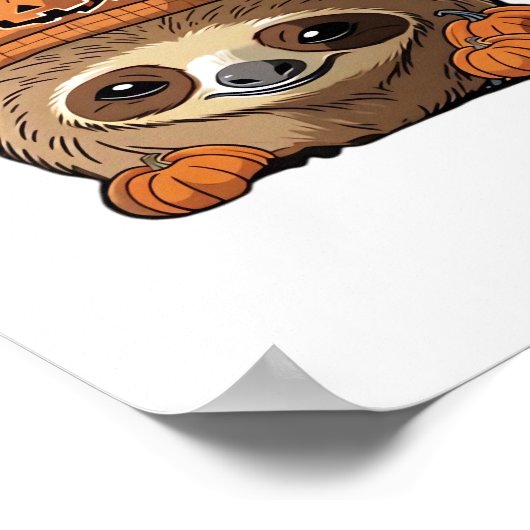 スロース・エスプキクラシック・セゾン・ハロウィンTシャツ ポスター (角)