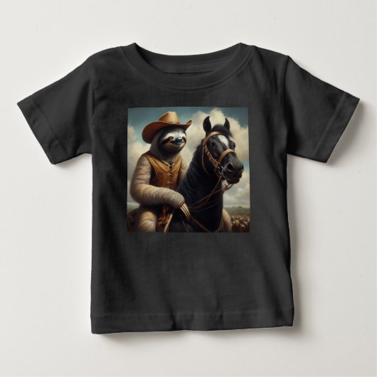 スロース・カウボーイ ベビーTシャツ (正面)