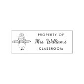 スロース – カスタム先生名簿教室 ラバースタンプ (インプリント)