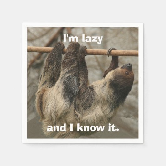 スロース スタンダードカクテルナプキン (正面)