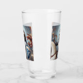 スロース・ナイト・ファイティング・ドラゴン タンブラーグラス (左)