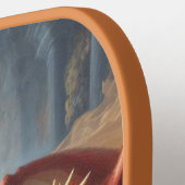 スロース・ナイト・ファイティング・ドラゴン ピックルボールラケット (左詳細)