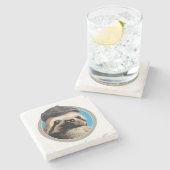 スロース（ベーカー・ボーイ・ハット） ストーンコースター (横)