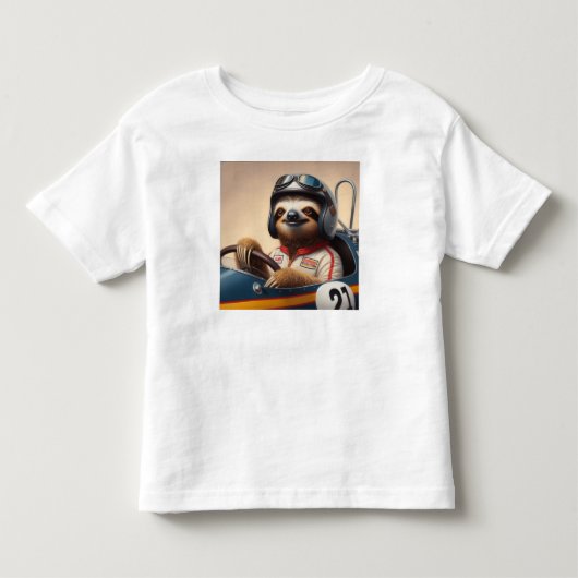 スロース・レーサー・ドライバー トドラーTシャツ (正面)