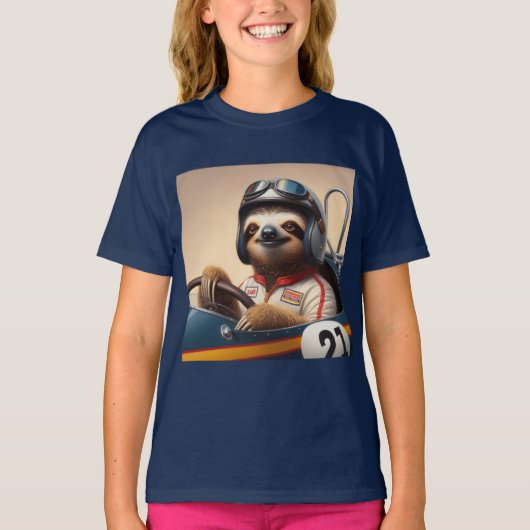 スロース・レーサー・ドライバー Tシャツ (正面)