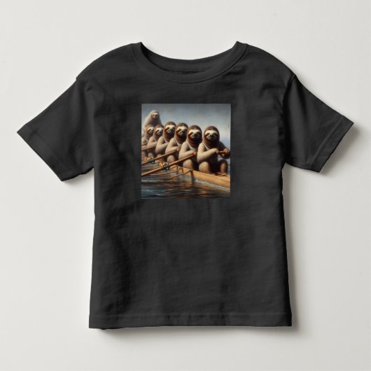 スロース・ローイング・チーム トドラーTシャツ (正面)