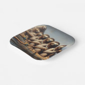 スロース・ローイング・チーム ペーパープレート (傾斜あり)