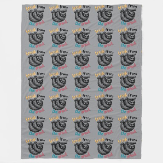 スロースBFTG フリースブランケット (正面)