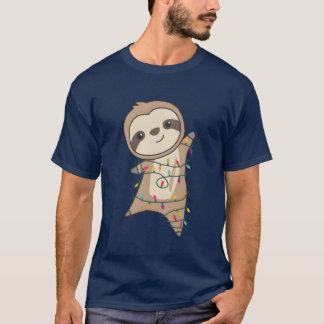 スロースChristmasクリスマス動物かわいいスローゲージ vintage Tシャツ