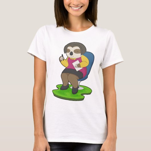 スローセクレタリーペーパーオフィス Tシャツ (正面)