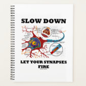スローダウンあなたのシナプスにニューロンのシナプスを発射させる プランナー手帳 (正面)