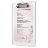 スローダウンしている – 素晴らし勇気付けられる詩 クリップボード (左)