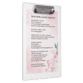 スローダウンしている – 素晴らし勇気付けられる詩 クリップボード (右)