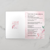 スローダウンしている – 素晴らし勇気付けられる詩 箔グリーティングカード (外側レイダウン)