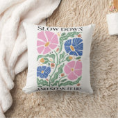 スローダウンして吸い上げる、フローラ クッション (ブランケット)